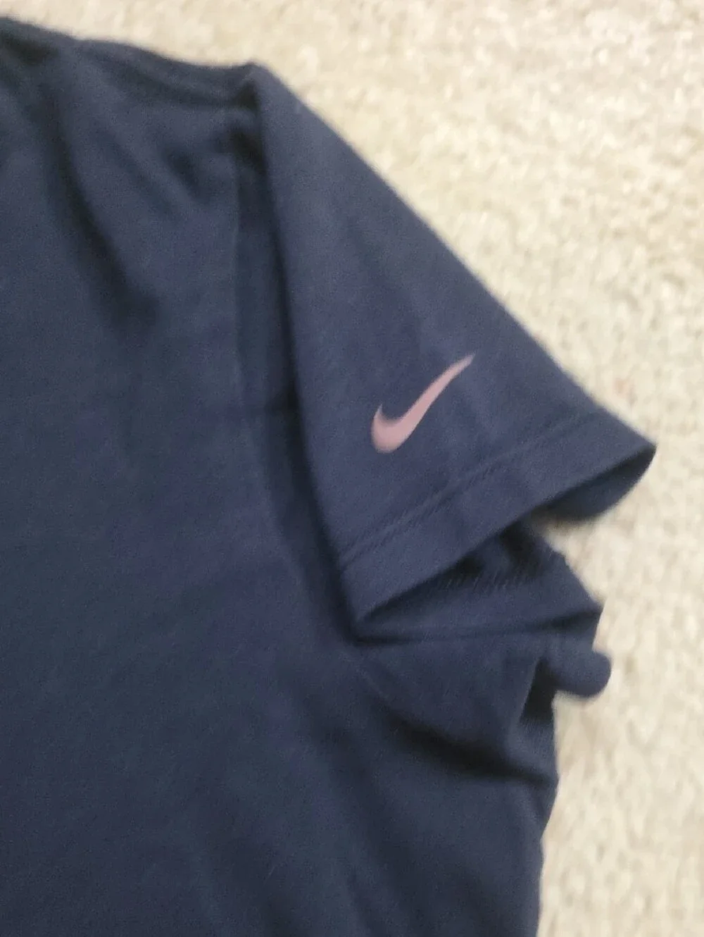 Nike Black Short Sleeve Tee with Pink Graphic Bunny